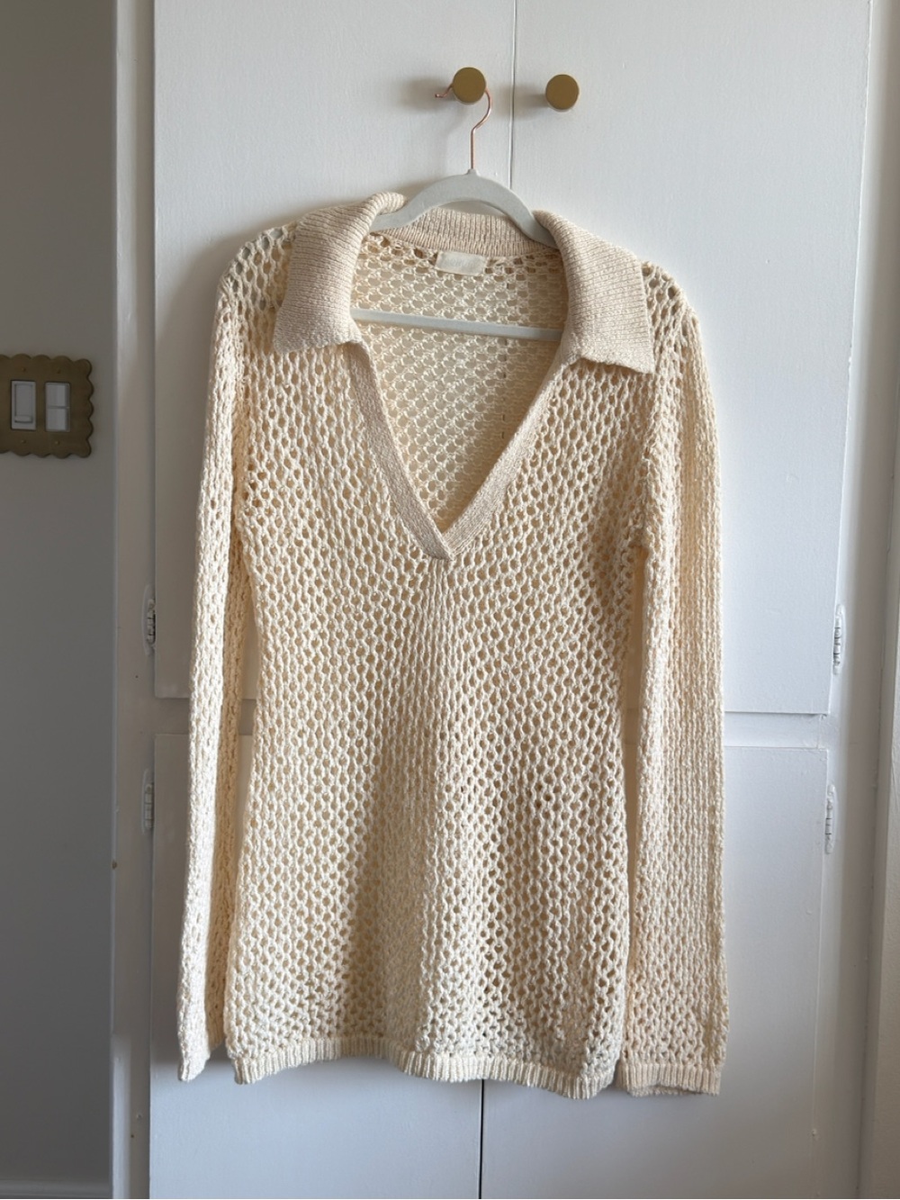 Monday Swim Newport Crochet Dress in Ivory